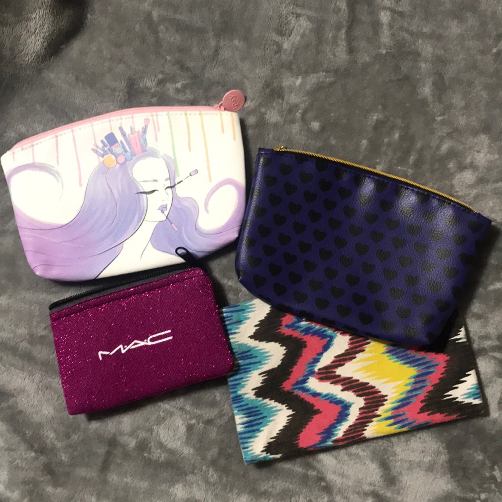 Woman’s makeup bags